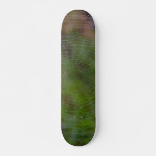 Spindelnät med droplet-filer mini skateboard bräda 18,5 cm