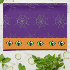 Spindelnät och Big Ögon Kitchen Towel Kökshandduk