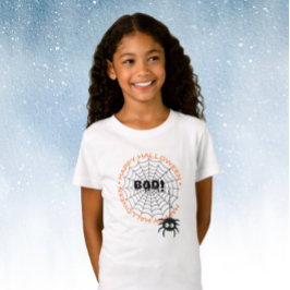Spindelnät och vänskaplig spindel t shirt