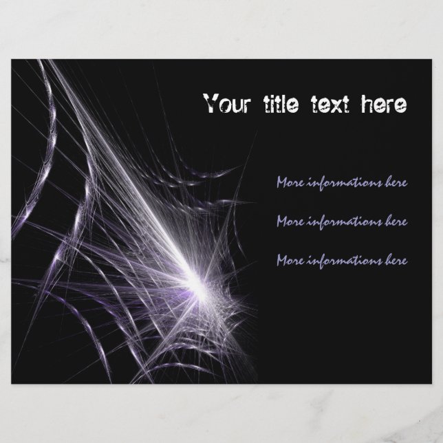 Spindelnät Reklamblad (Framsidan)