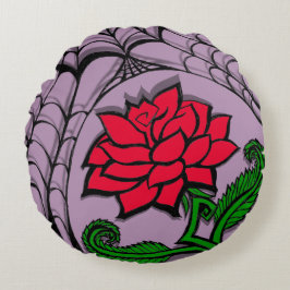 Spindelnät Ro Pastel Goth Quote Rund Kudde