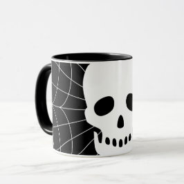 Spindelnät Skull Mugg