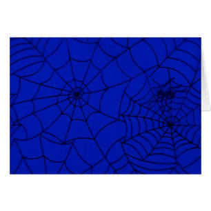 Spindelnät, Spider Net, Cobweb, Spider, Insekt Hälsningskort