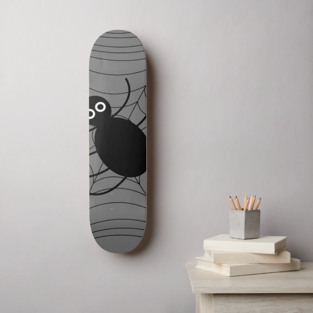 Spindelnät Spindel Halloween Mini Skateboard Bräda 18,5 Cm (Väggkonst)