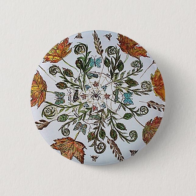 Spindelnät - spindel - myror och bin knapp (Framsida)