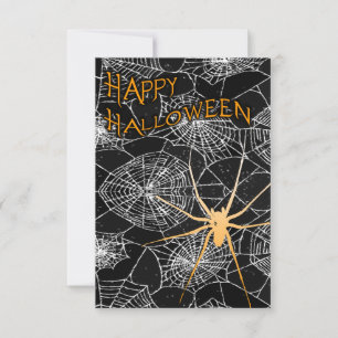 spindelnäten happy halloween inbjudningar