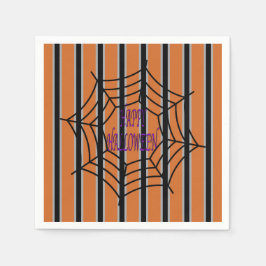 Spindelnäten roligt och Finare Halloween Pappersservett