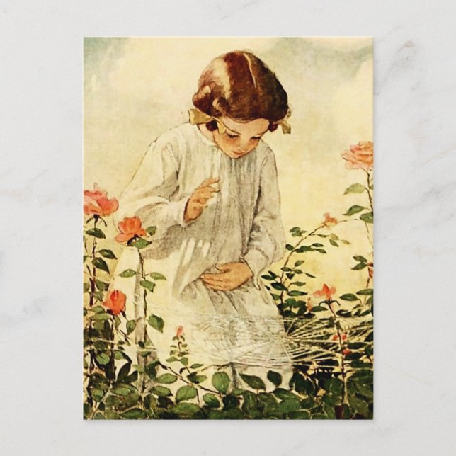 Spindelnätet av Jessie Willcox Smith Helg Vykort (Framsida)