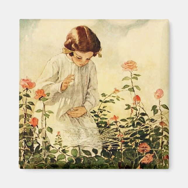 Spindelnätet av Jessie Willcox Smith Magnet (Framsidan)