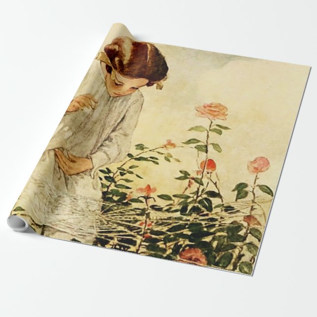 Spindelnätet av Jessie Willcox Smith Presentpapper (Utrullad)