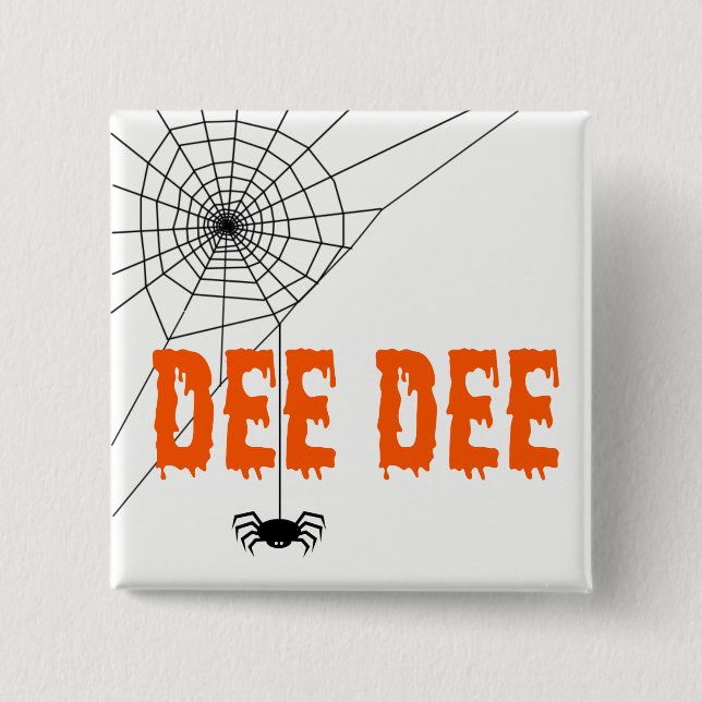 Spindelnätet De Dee Orange Dripping Font Tont (döl Knapp (Framsida)