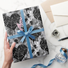 Spindelnätet Gothic Kärlek med Hearts Presentpapper