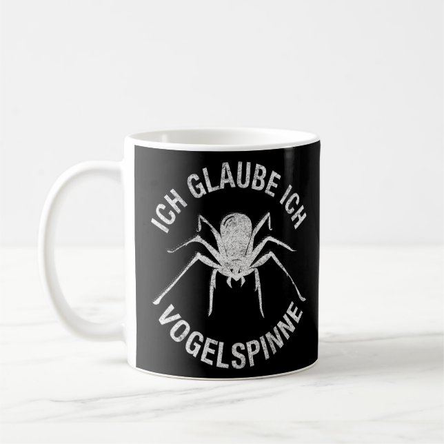 Spindelnätet Ich Vogelspider Spider Tarantula Pet Kaffemugg (Vänster)