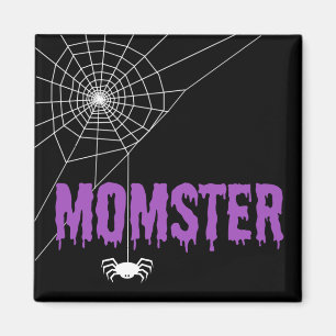 Spindelnätet Momster Lila Dripping Font Magnet
