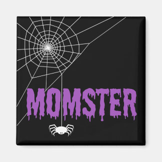 Spindelnätet Momster Lila Dripping Font Magnet