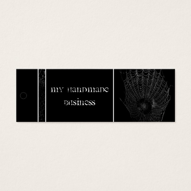 Spindelnätets Märkre Litet Visitkort (Framsidan)