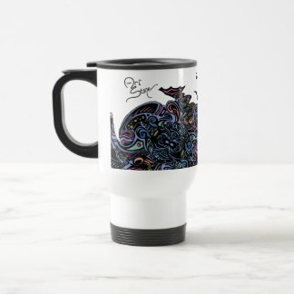 Spindelnätfärgtravel mug resemugg