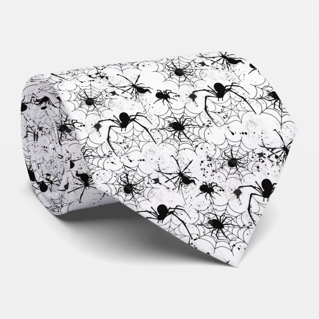 Spindelnätsmönster Halloween  Slips (Rullad)