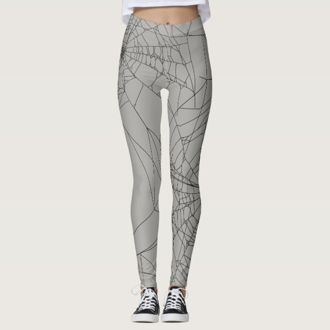 SpindelnätYoga Leggings (Framsida)