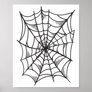 Spindelns- och Spindelnät-kostym _ Halloween Easy Poster