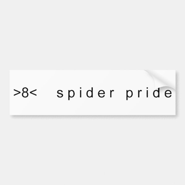 Spindelpridebildekal Bildekal (Framsidan)