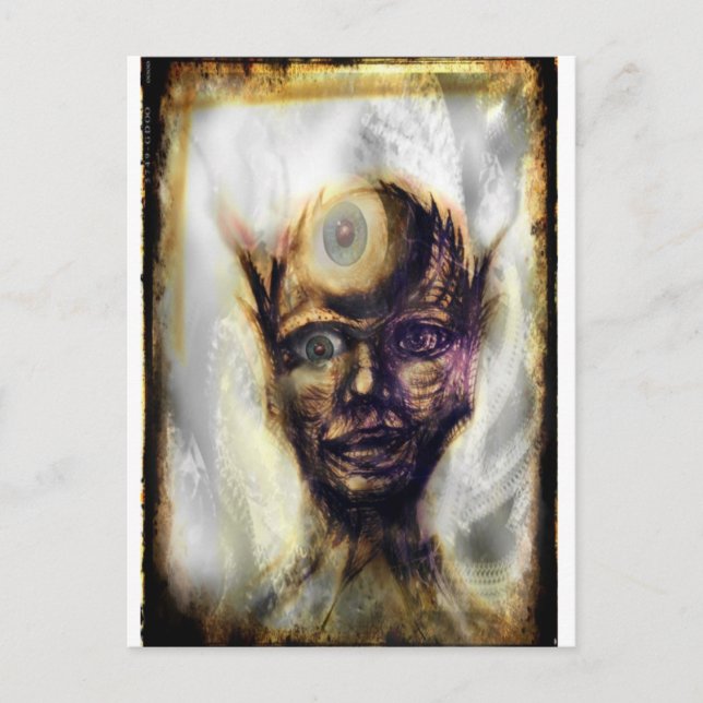 Spindelskräck Vykort (Framsida)