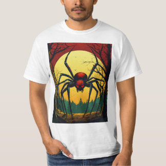 Spindeltrådar "Arachnid Attire" "Fashionable Fläkt T Shirt