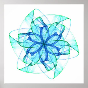 Spindelväv Pinwheel Poster