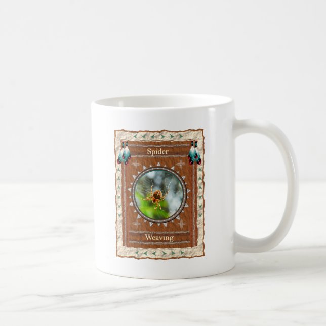 Spindelvävande energi kaffemugg (Höger)
