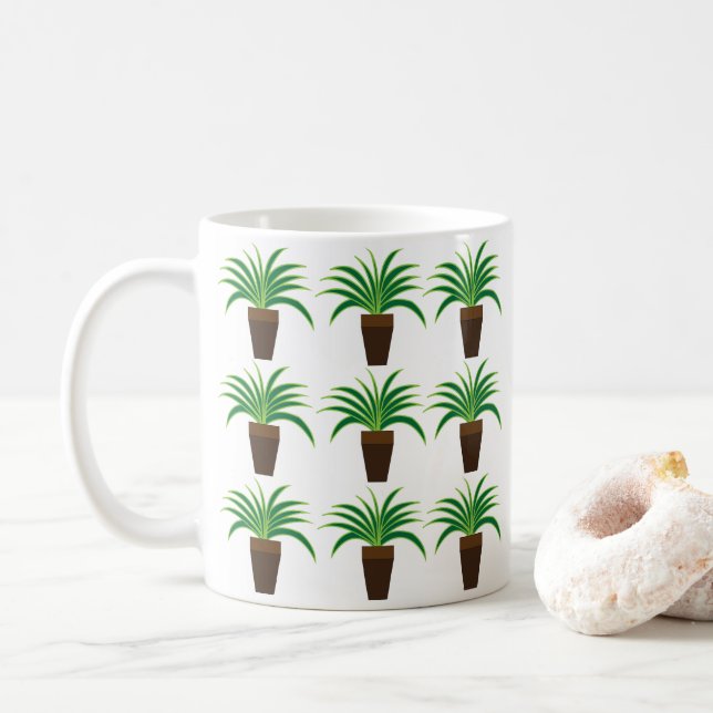 Spindelväxt  kaffemugg (Med munk)