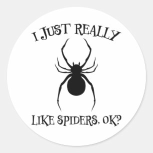 Spinder Design Dismood Arachnid Coola Terrarium Gi Runt Klistermärke