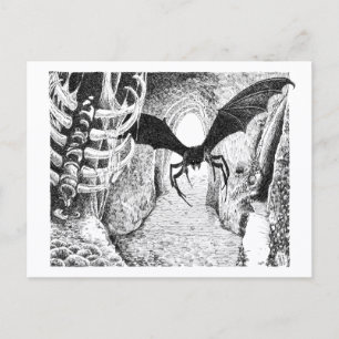 Spinderbat - vykort