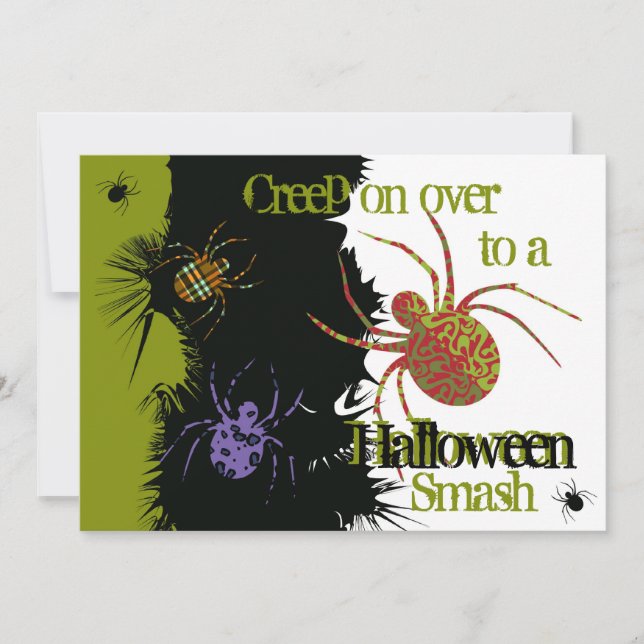 Spindlar 'N Mönster Inbjudningar (Framsida)