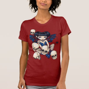 Spindlar och döskallarskjorta t-shirt