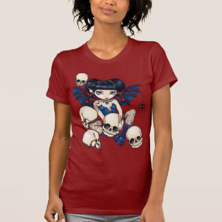 Spindlar och döskallarskjorta t-shirt