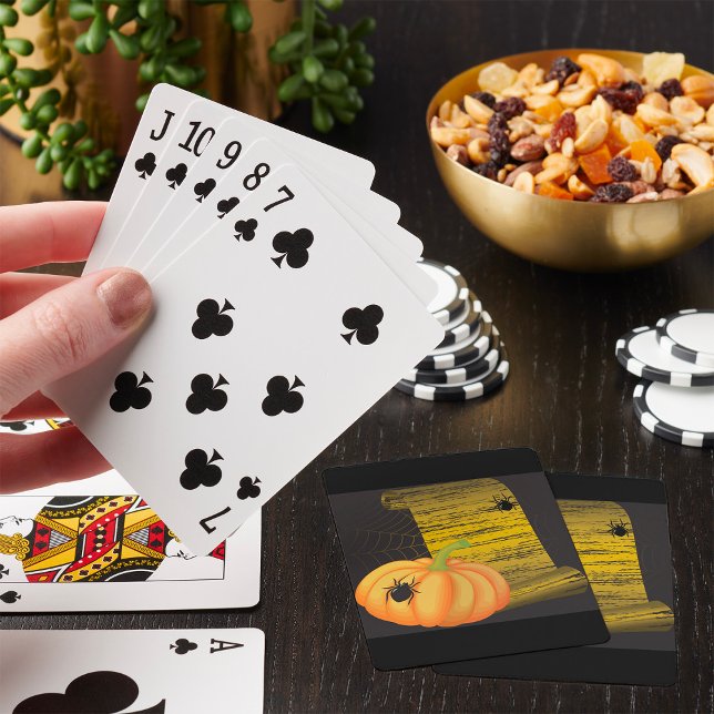 Spindlar Och Pumpa Casinokort (Skapare uppladdad)