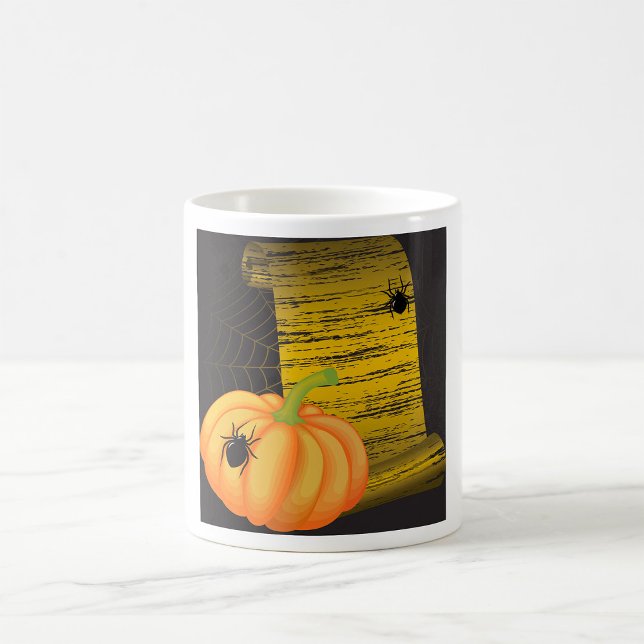 Spindlar Och Pumpa Kaffemugg (Skapare uppladdad)