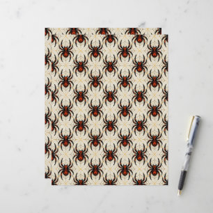 Spindlar på geometriska nät Scrapbookpapper