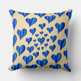 Spindled Heart – Brilliant Blues Edition Kudde