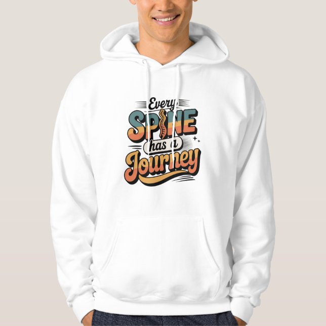 Spine Care Journey and Body Alignment Hoodie (Framsida)