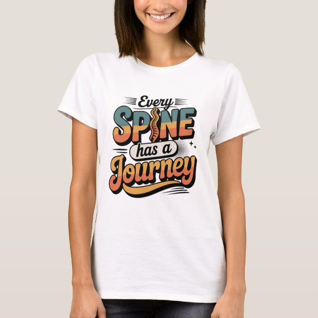 Spine Care Journey and Body Alignment T Shirt (Framsida)