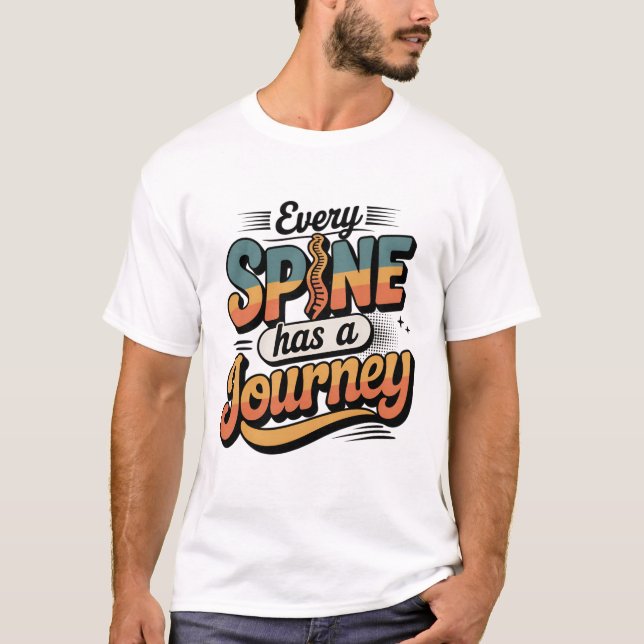 Spine Care Journey and Body Alignment T Shirt (Framsida)
