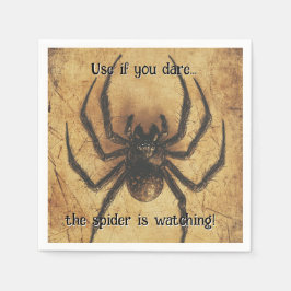 🕷️ Spinklämmande spindelspets HALLOWEEN Bash Pappersservett