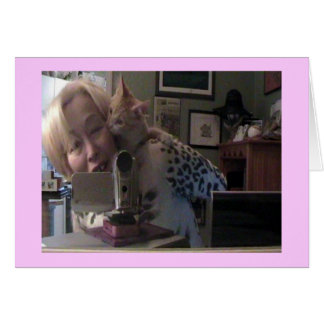 Spinnande-c tar ett skräddarsy knaprakort - OBS kort