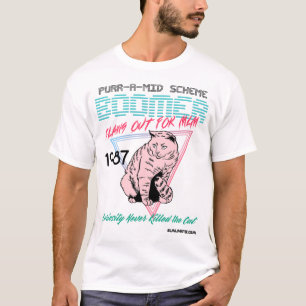 Spinnande-en-Mitt- intrigBoomer: Tända kulöra T Shirt