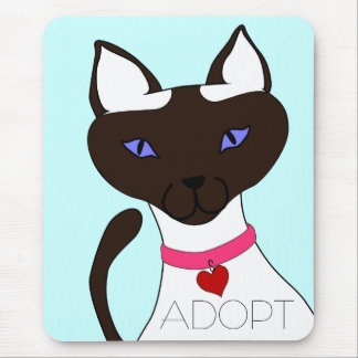 Spinnande-fect Moira ADOPTERAR Aqua Mousepad Musmatta
