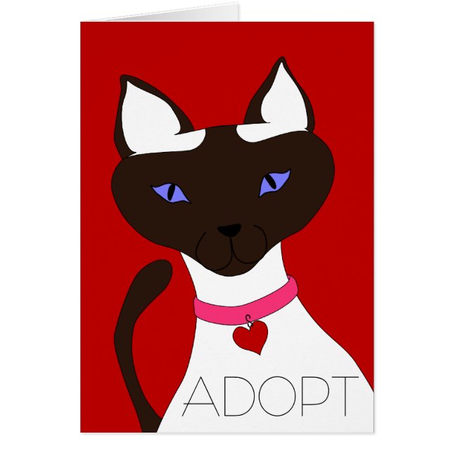 Spinnande-fect Moira ADOPTERAR kort - anpassade (Framsidan)