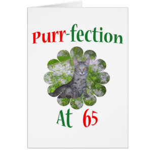 Spinnande-fection 65 hälsningskort