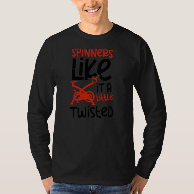 Spinnar som den tvinnade centrifugeringen t shirt (Framsida)