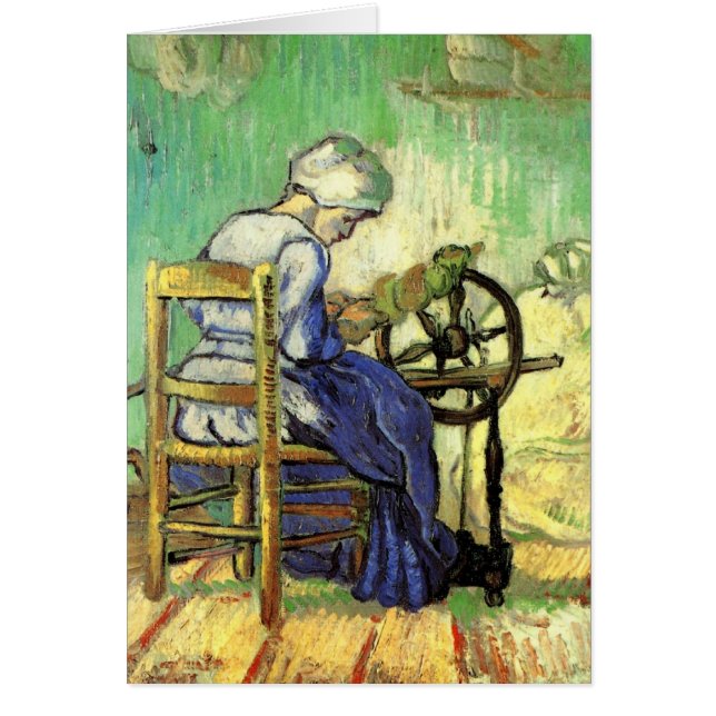 Spinner av Vincent van Gogh Hälsningskort (Framsidan)